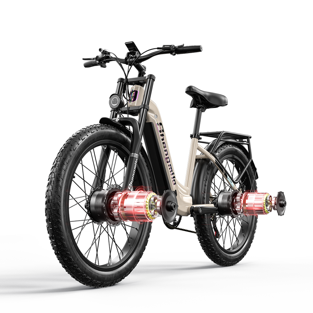 Shengmilo S700 1000W*2 Dual Motor Electric Bike 17.5Ah Samsung Battery